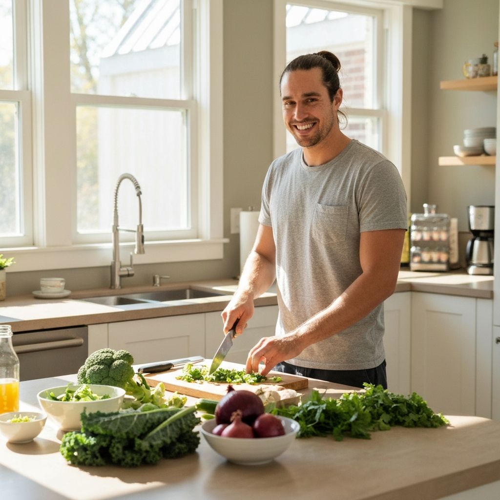 Fresh healthy food preparation